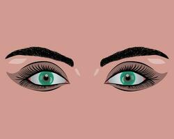 ojos vector diseño