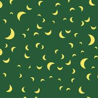 background design with patterns of moon shape in vector illustration