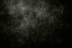 AI generated Grunge dark black textured concrete wall background AI Generated photo