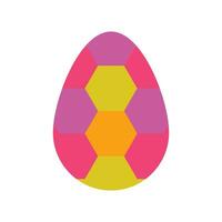 Pascua de Resurrección huevo icono vector
