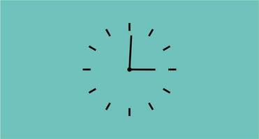 Clock stock motion animation video