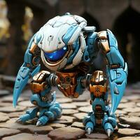 AI generated 3d robot scorpion photo