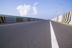 Dhaka to Mawa expressway road track asphalt in Bangladesh photo