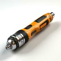 AI generated 3d screwdriver white background photo