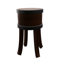 3 D illustration of side table png