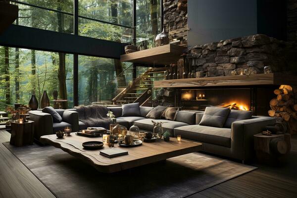 Page 11  Living Room Fireplace Stock Photos, Images and