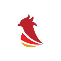 Rooster Logo Template vector