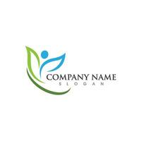 Human character logo sign vector