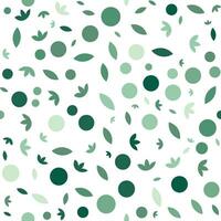 Leaves Pattern. Endless Background. Seamless vector