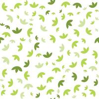 Leaves Pattern. Endless Background. Seamless vector