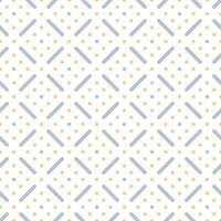 Seamless line and dot pattern with a modern  style vector