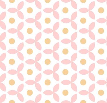 Seamless modern pattern with a simple style vector