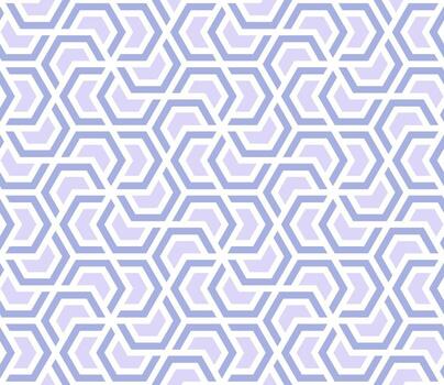 Seamless hexagon pattern with a modern  style vector