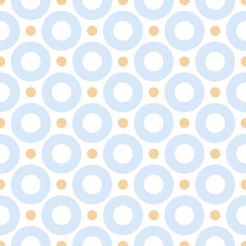 Seamless circle pattern with a modern  style vector