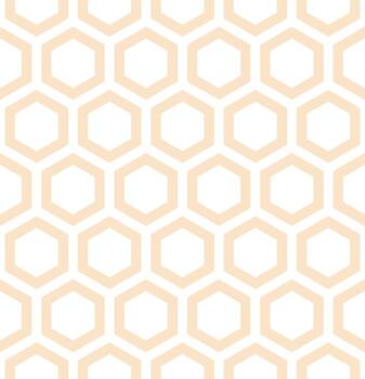 Seamless hexagon pattern with a modern  style vector