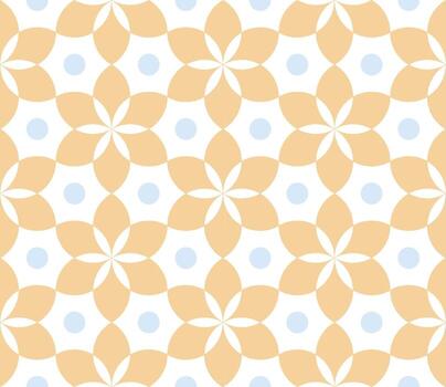 Seamless circle pattern with a modern  style vector