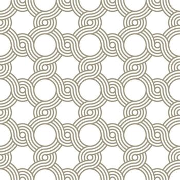 Seamless circle pattern with a modern  style vector