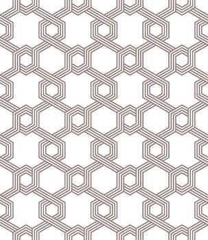 sin costura hexágono modelo con un moderno estilo vector