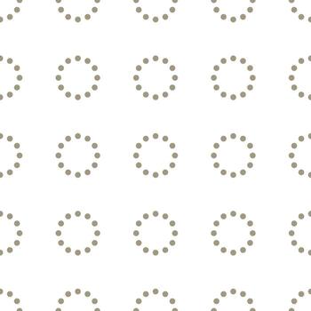 Seamless circle pattern with a modern  style vector
