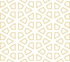 Seamless hexagon pattern with a modern  style vector