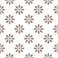 Seamless floral pattern with a modern  style vector