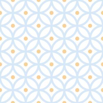 Seamless circle pattern with a modern  style vector
