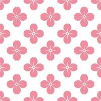 Seamless floral pattern with a modern  style vector