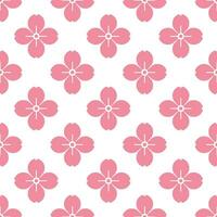 Seamless floral pattern with a modern  style vector