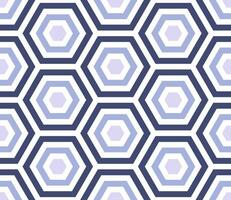 Seamless hexagon pattern with a modern  style vector