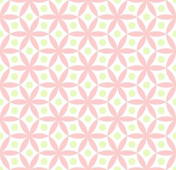 Seamless circle pattern with a modern  style vector