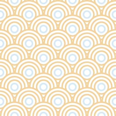 Seamless circle pattern with a modern  style