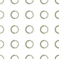Seamless circle pattern with a modern  style vector