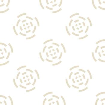 Seamless circle pattern with a modern  style vector