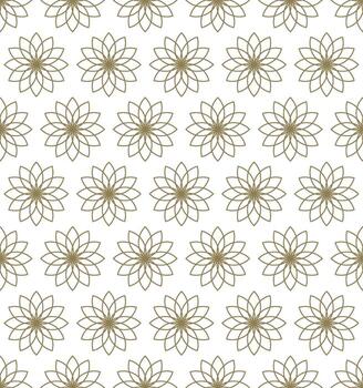 sin costura floral modelo con un moderno estilo vector