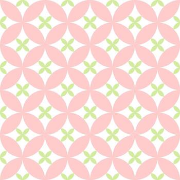 Seamless circle pattern with a modern  style vector