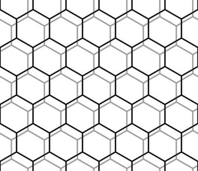 sin costura hexágono modelo con un moderno estilo vector