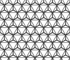 Seamless hexagon pattern with a modern  style vector