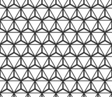 Seamless hexagon pattern with a modern  style vector