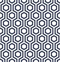 Seamless hexagon pattern with a modern  style vector