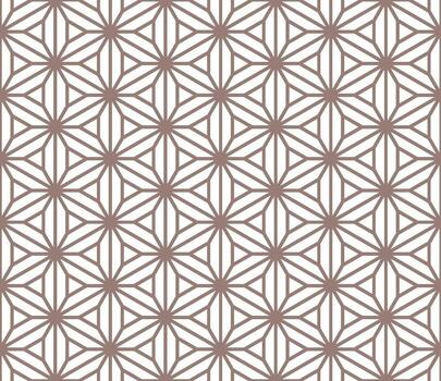 Seamless hexagon pattern with a modern  style vector