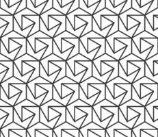 Seamless hexagon pattern with a modern  style vector