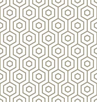 sin costura hexágono modelo con un moderno estilo vector