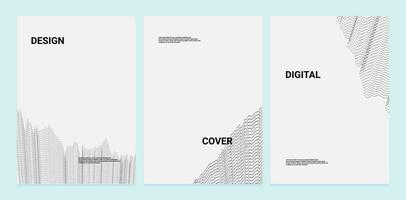 Modern abstract covers set, minimal covers design. Flyer, presentation, brochure, banner, poster design vector