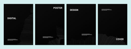 Modern abstract covers set, minimal covers design. Flyer, presentation, brochure, banner, poster design vector