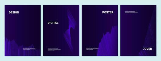 Modern abstract covers set, minimal covers design. Flyer, presentation, brochure, banner, poster design vector