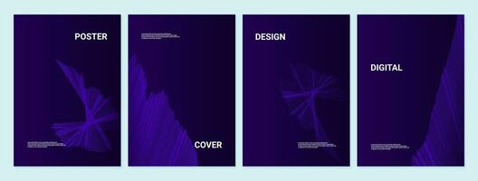 Modern abstract covers set, minimal covers design. Flyer, presentation, brochure, banner, poster design vector