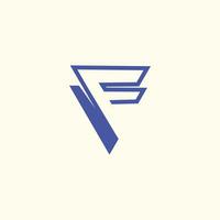 Letter f logo design vector idea with creative and simple concept