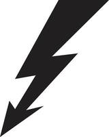 flash thunder power icon in flat. isolated on transparent background use Electric power symbol flash lightning bolt with thunder bolt, Power energy fast speed vector for apps and website