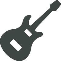 guitar icon in flat style. isolated on transparent background. use for Musical waves key signs. design element logo template technology symbol vector for apps and website