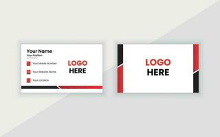 Modern Creative Vector Business Card Design Template